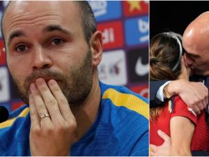 أندريس إنييستا يعلق على أزمة القبلة 