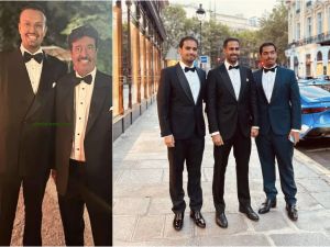  يزيد الشثري مع والده وعدد من المدعوين 