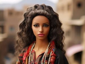 نسخة باربي اليمنية بعدسة الذكاء الاصطناعي 