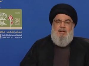 زعيم حزب الله اللبناني حسن نصرالله 