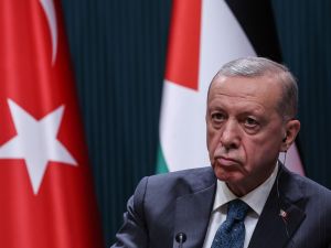 Turkish President Recep Tayyip Erdogan, LGBTQ+ flag