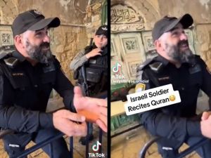 جندي إسرائيلي يقرأ القرآن يثير الجدل