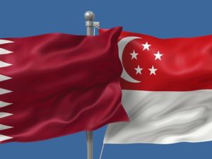 Qatar and Singapore