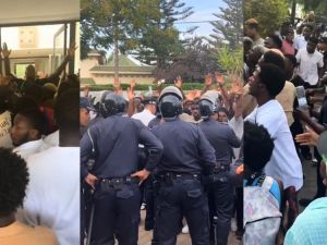 اقتحام مبنى سفارة الغابون في الرباط