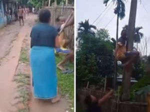 مقطع فيديو يوثق ردة فعل غاضبة من قبل المرأة الهندية