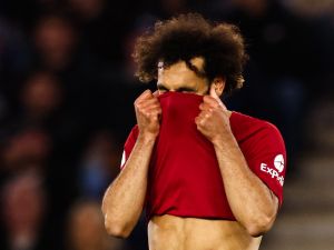 محمد صلاح (Photo by Darren Staples / AFP)