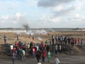 5 شهداء بانفجار عبوة خلال تظاهرات ضد الاحتلال الاسرائيلي شرقي غزة (فيديو)