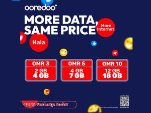 Ooredoo تتيح لعملائها الاستمتاع بإنترنت أكثر دون تكلفة إضافية مع رصيد إنترنت أكثر