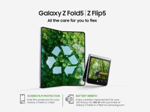 Samsung Galaxy Z Fold5 and Flip5 customers to benefit from free screen protection, discounted battery replacement
