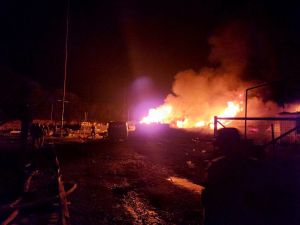 انفجار مستودع وقود في ناغورنو كاراباخ 