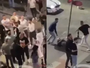  السائح الكويتي سقط على الأرض مغشياً عليه بلا حراك