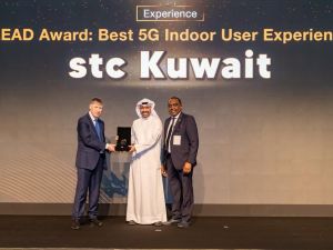 stc  تفوز بجائزة "أفضل تجربة عملاء لشبكة 5G داخل المباني " 