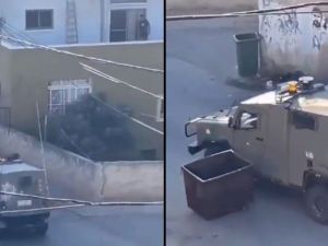 دبابات إسرائيلية تبيع الخردة في شوارع غزة