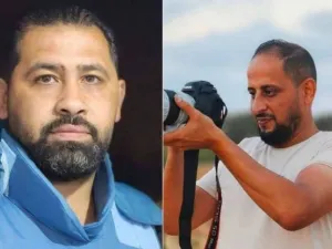  استشهاد صحفيين اثنين واصابة ثالث فجر اليوم الثلاثاء،