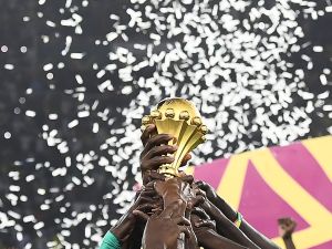 قرعة صعبة لمنتخب مصر (Photo by CHARLY TRIBALLEAU / AFP)