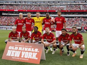 فريق مانشستر يونايتد (Photo by AL BELLO / GETTY IMAGES NORTH AMERICA / Getty Images via AFP)