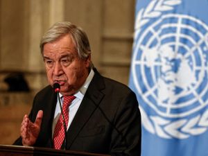 UN secretary Guterres called for an immediate ceasefire, saying the attack on Israel did not happen “in a vacuum”. (Khaled Desouki/ AFP)