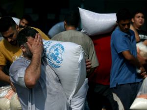 UNRWA Chief issues urgent warning on Gaza Aid system Monday. (Mohammed Abed/ AFP)