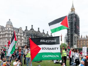 مظاهرات مؤيدة لفلسطين تجوب لندن