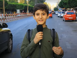 Young Palestinian YouTuber Awni Eldous