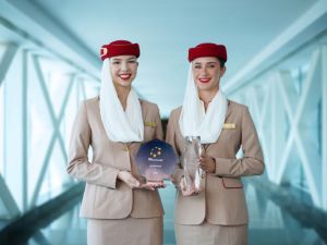  Emirates crowned as 2024 APEX World Class Airline, with additional award for Economy Class amenity kit