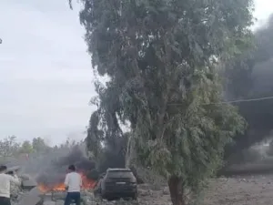 عدوان على منطقة السيدة زينب بريف دمشق - صورة عن الانترنت