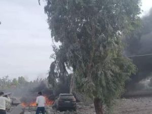 عدوان على منطقة السيدة زينب بريف دمشق - صورة عن الانترنت