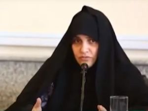 جميلة علم الهدى زوجة الرئيس الايراني