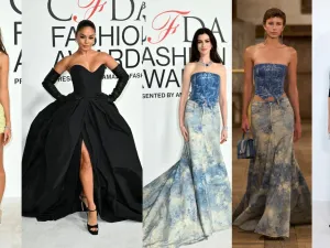 أناقة النجمات خاطفة في حفل CFDA Fashion 2023 وآن هاثاواي بفستان دينيم