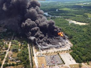 Chemical plant explosion, Texas