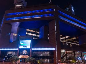 Boursa Kuwait lights its building in blue and hosts an awareness session in support of Movember: A Commitment to Men's Health