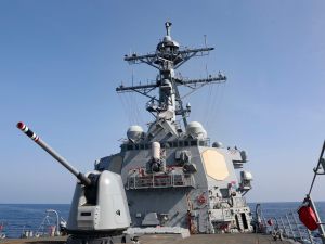 US warship