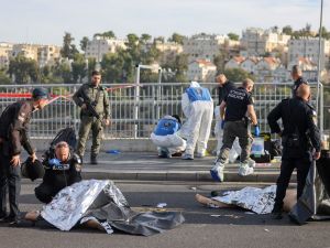 موقع عملية إطلاق النار في مدينة القدس المحتلة