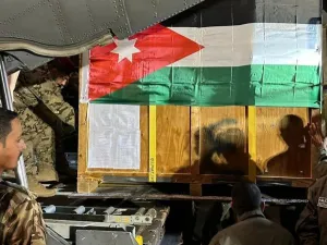 انزال جوي أردني في غرب غزة بتوجيهات من العاهل الاردني