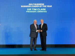 Emirates named Transport & Logistics Company of the year at the Gulf Business Awards 2023
