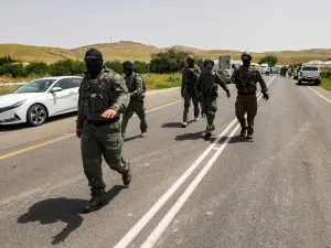 عناصر من قوات الاحتلال الاسرائيلي في منطقة الأغوار