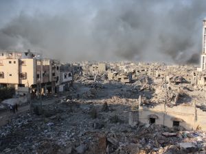 اكثر من 60 بالمئة من منازل غزة دمرتها اسرائيل تماما