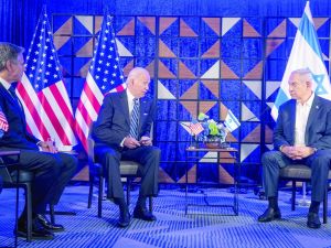 إجتماع بين بايدن وبلينكن ونتنياهو