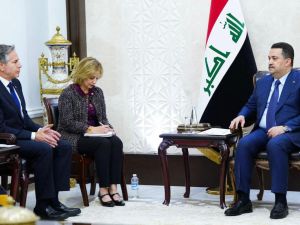 Iraqi PM with the US Department of State