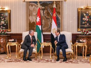 King Abdullah II and El-Sisi