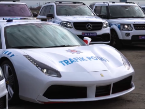 Ferrari in the Turkish police vehicles' fleet