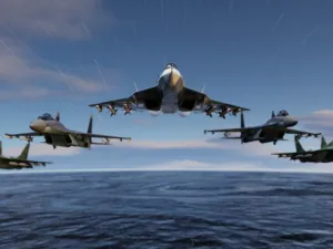 Su-35 شللت البوارج الاميركية 