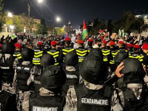 صورة من محيط السفارةالإسرائيلية في عمان