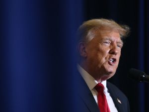 Republicans join Democrats to prevent Trump from breaking up NATO. (Scott Olson/ AFP)