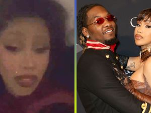 Cardi B Cries During Emotional Instagram Live as She Slams Offset. (Instagram)