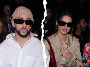 Bad Bunny and Kendall Jenner reportedly break up after dating for less than a year. (Getty Images)