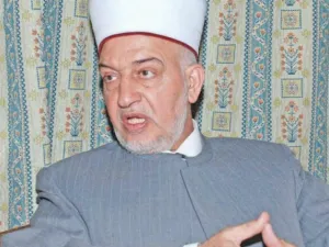 وزير الأوقاف وخطيب المسجد الأقصى السابق، الشيخ يوسف سلامة