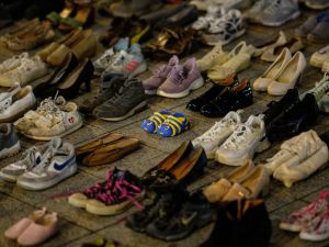 Shoes of victims