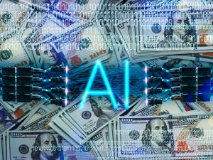 AI and finance concept