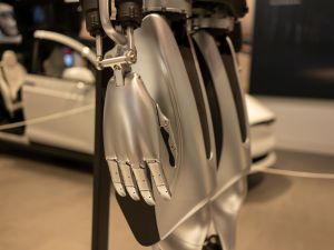 robot in tesla
